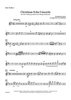 Christmas Echo Concerto for Solo String Quartet and String Orchestra - Solo Violin 1