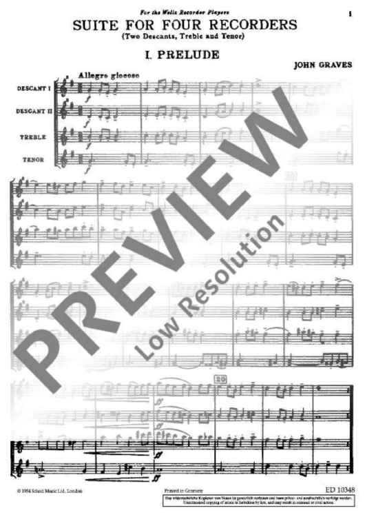 Suite - Score and Parts