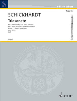 Trio sonata e minor - Score and Parts