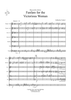 Fanfare For The Victorious Woman - Score