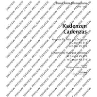 Cadenzas