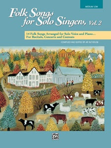 Folk Songs for Solo Singers, Vol. 2 - Medium Low Voice