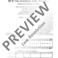 I'm Seventeen Come Sunday - Choral Score