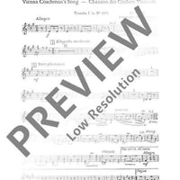 Wiener Fiakerlied - Score and Parts