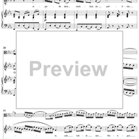 "Ergiesse dich reichlich, du göttliche Quelle", Aria, No. 3 from Cantata No. 5: "Wo soll ich fliehen hin?" - Piano Score