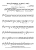 String Quartet No. 1, Mvts. 2 and 3 - Bb Clarinet 3