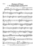Hymns of Peace for 2 Violins and Piano - Violin 1