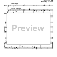 Ten Easy Hymns for Violin and Piano