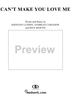 Can't Make You Love Me