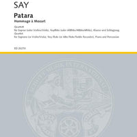 Patara - Score and Parts