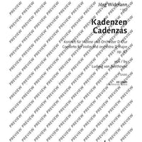 Cadenzas - Performing Score