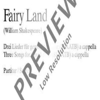 Fairy Land - Choral Score