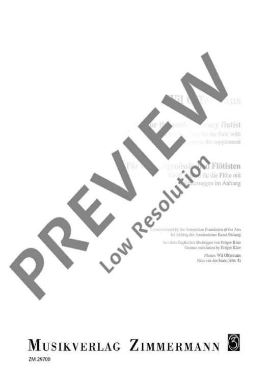 For the contemporary flutist