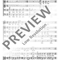 Ein ergötzlich Liedersingen - Choral Score