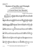 Hymns of Sacrifice and Triumph for 2 Violins and Piano - Viola (for Violin 2)