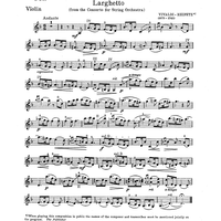Larghetto - from the Concerto for String Orchestra