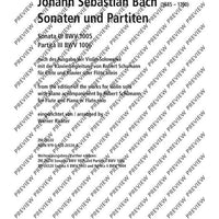 Sonatas and Partitas