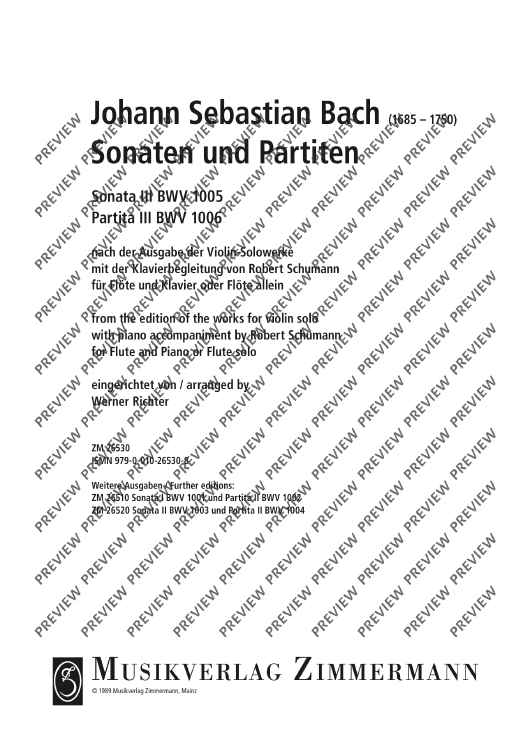 Sonatas and Partitas