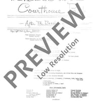 Revelation in the Courthouse Park - Full Score