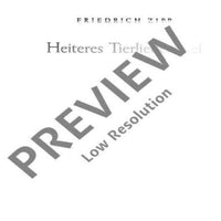 Heiteres Tierliederspiel - Choral Score