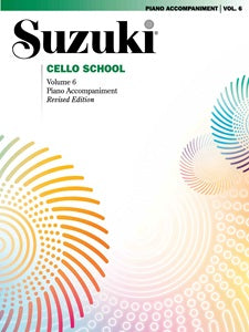 Suzuki Cello School, Volume 6 - Piano Accompaniment