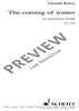The coming of winter - Choral Score