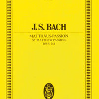 St Matthew Passion - Full Score