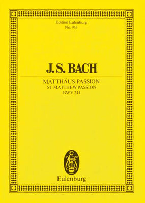 St Matthew Passion - Full Score