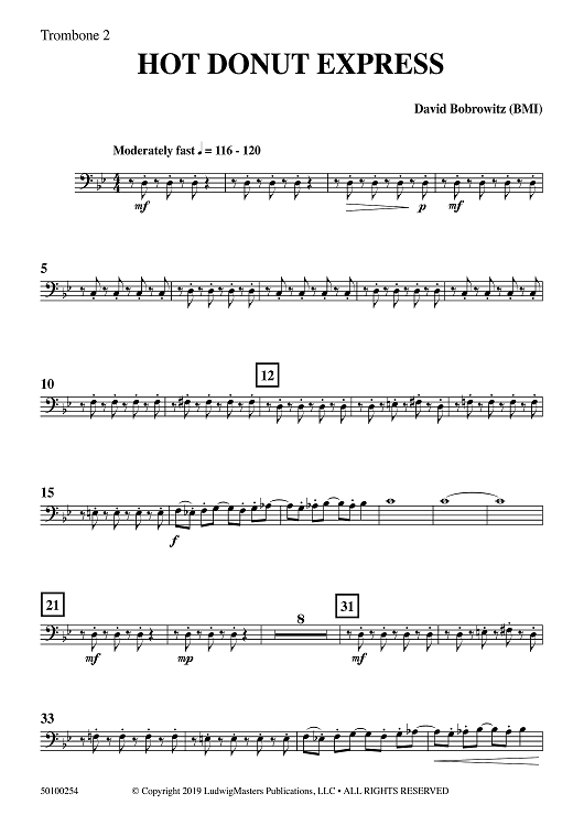 Hot Donut Express - Trombone 2