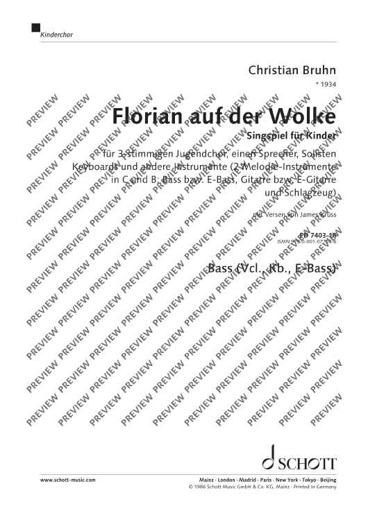 Florian auf der Wolke - Bass