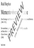 Memento vivere · Kythere - Choral Score