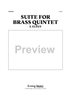 Suite for Brass Quintet - 2. Elegy