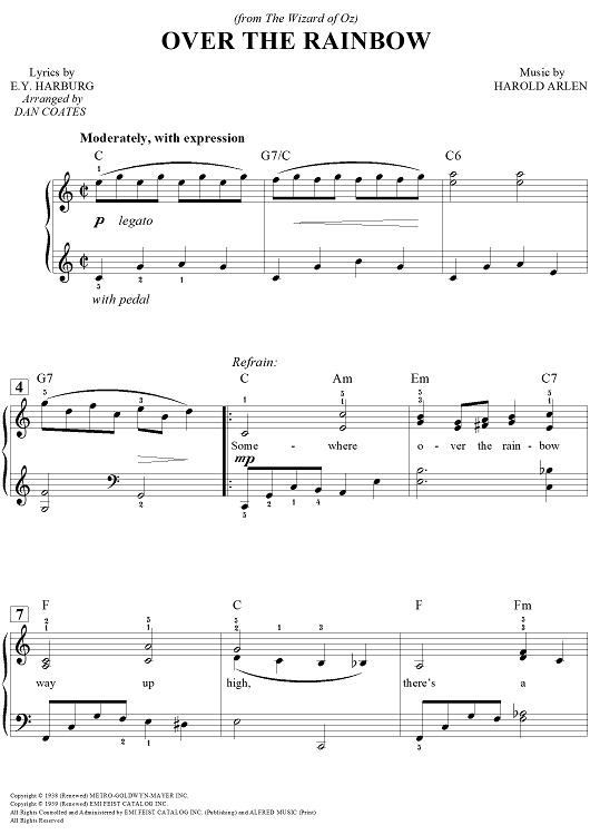 (Somewhere) Over the Rainbow