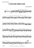 Concert Prelude - Bb Tenor Saxophone