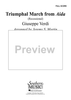 Triumphal March from Aida (Recessional) - Full Score