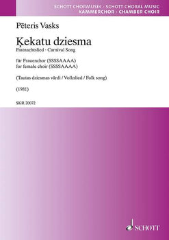 Kekatu dziesma - Choral Score