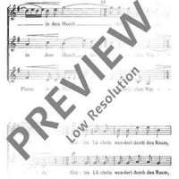 Das Jahr im Wandel - Choral Score