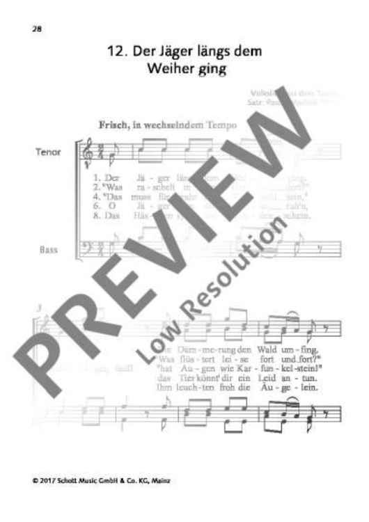 Der Jäger längs dem Weiher ging