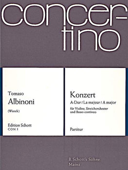 Concerto in A major - Score