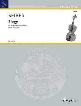 Elegy - Piano Score With Solo Part