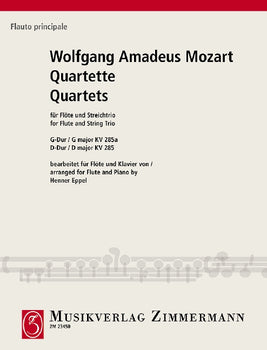 Quartets G major KV 285a and D major KV 285 - Piano Score With Solo Part