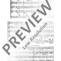 Bläserquintett B flat major - Score and Parts