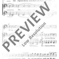 Das Jahr im Wandel - Choral Score