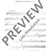 9 Characteristic Pieces - Set of Parts