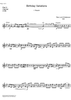 Birthday Variations Rossini - Clarinet