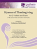 Hymns of Thanksgiving for 2 Violins and Piano - Piano