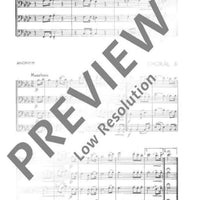 Trombone Quartets - Performing Score