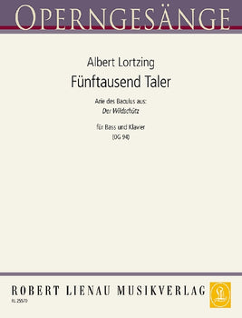 Fünftausend Taler (Wildschütz) in D minor