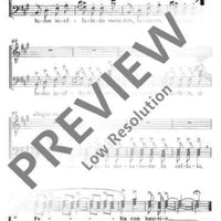 Si puer cum puellula - Choral Score