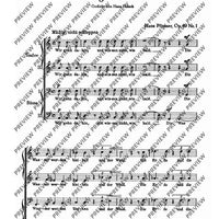 Zwei Männerchöre - Score (also Performing Score)